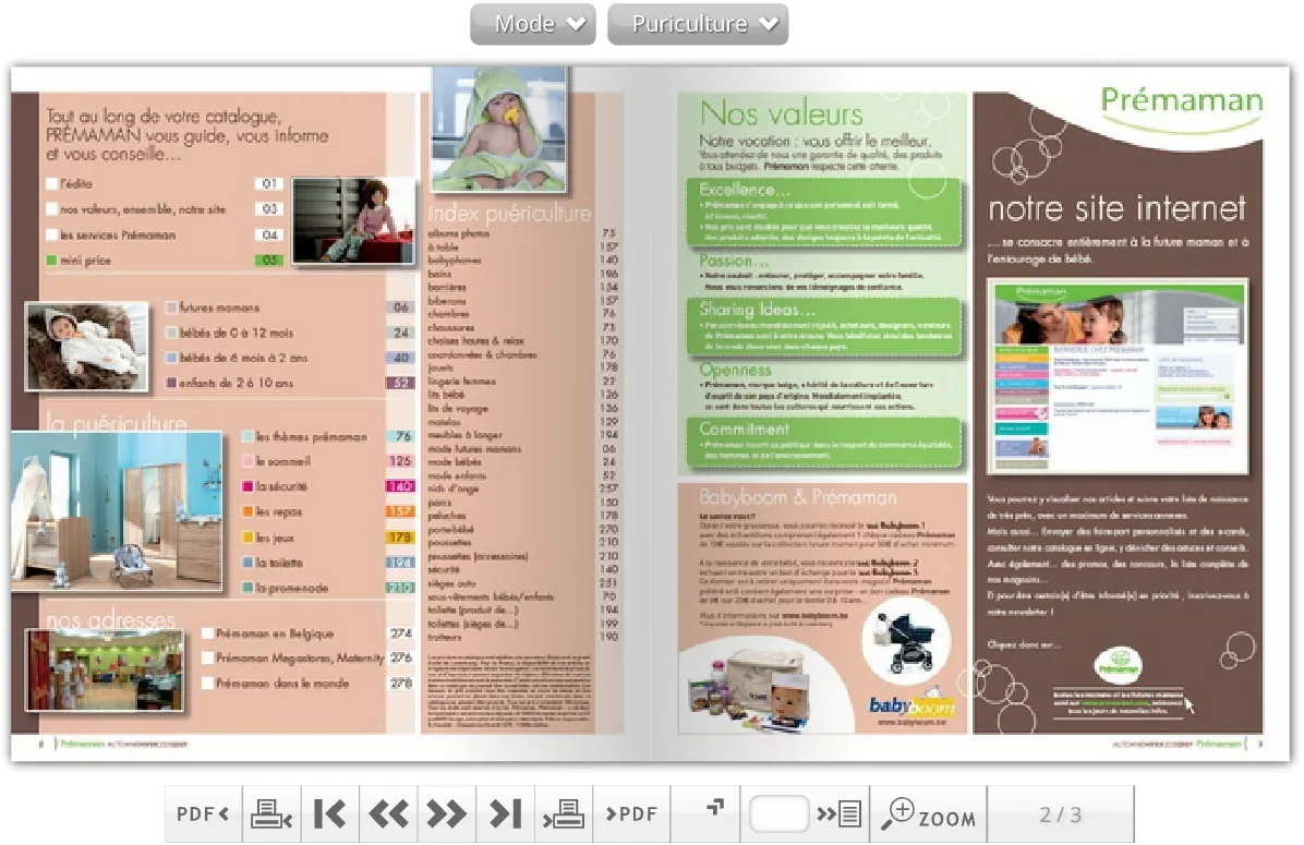 Brochure Online PREMAMAN - vue 2