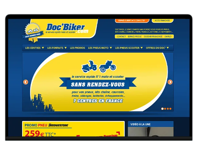 Site Internet DOC-BIKER - devis