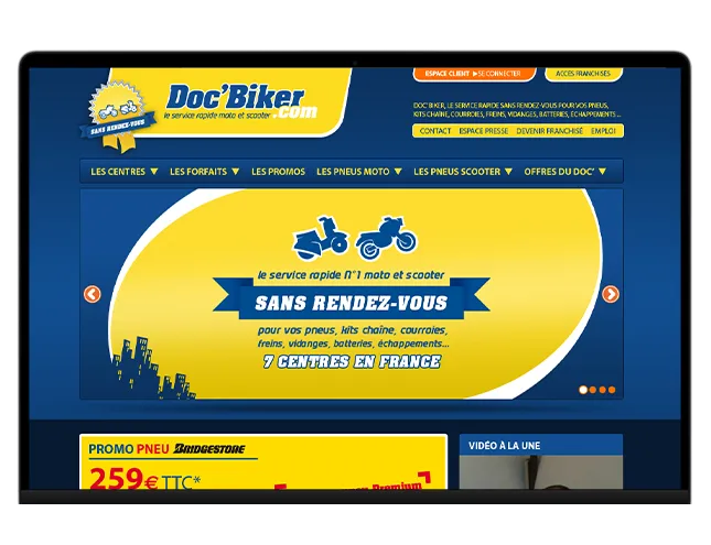 Refonte 2011 du site Doc'Biker