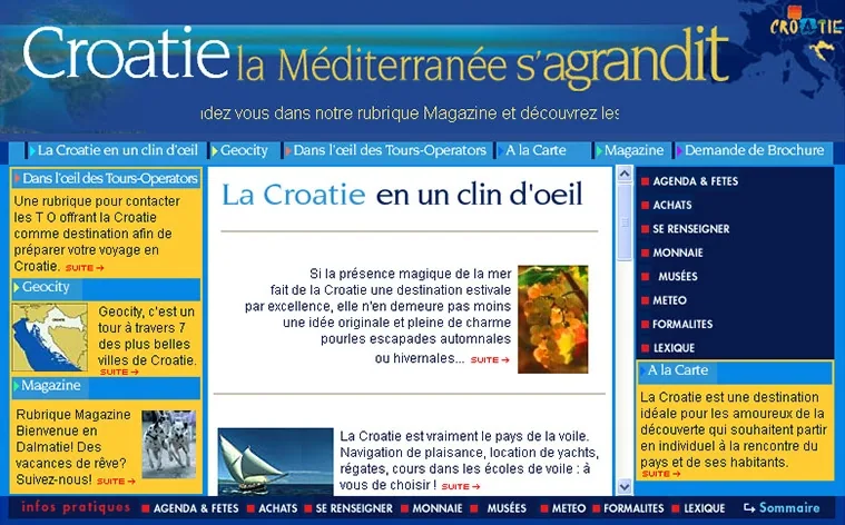 Site Internet OT - CROATIE - vue 2