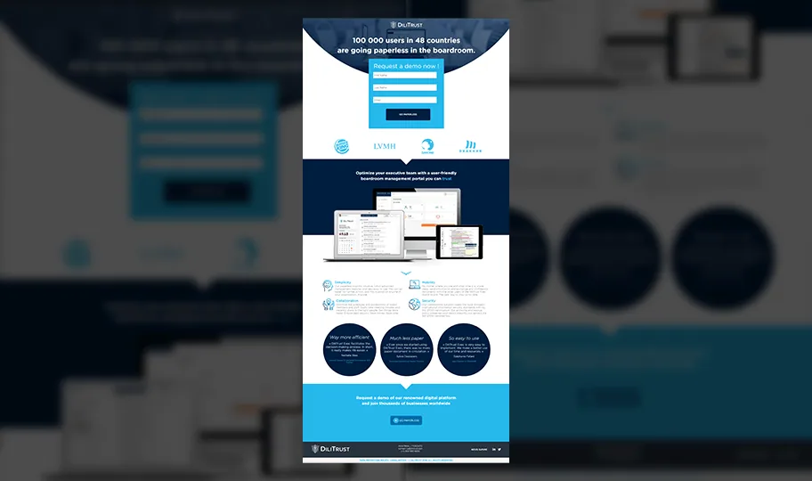 Landing Pages commerciales - vue 2
