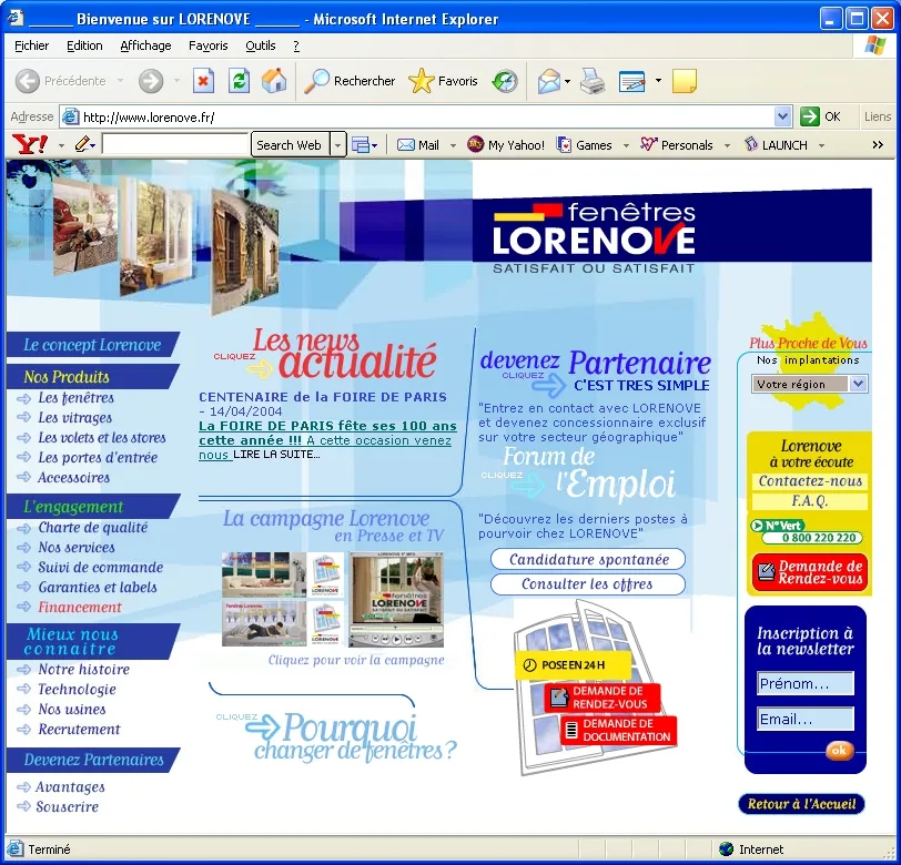 Site Internet LORENOVE