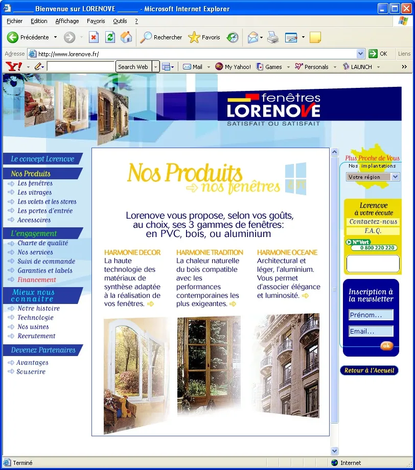 Site Internet LORENOVE - vue 2