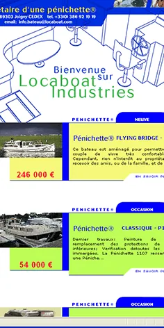 Site Internet LOCABOAT-INDUSTRIES - visuel principal