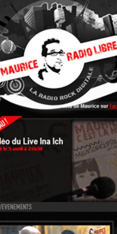 Site Internet MAURICE RADIO LIBRE - visuel principal