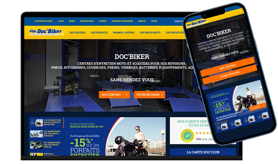 Site Internet DOC-BIKER