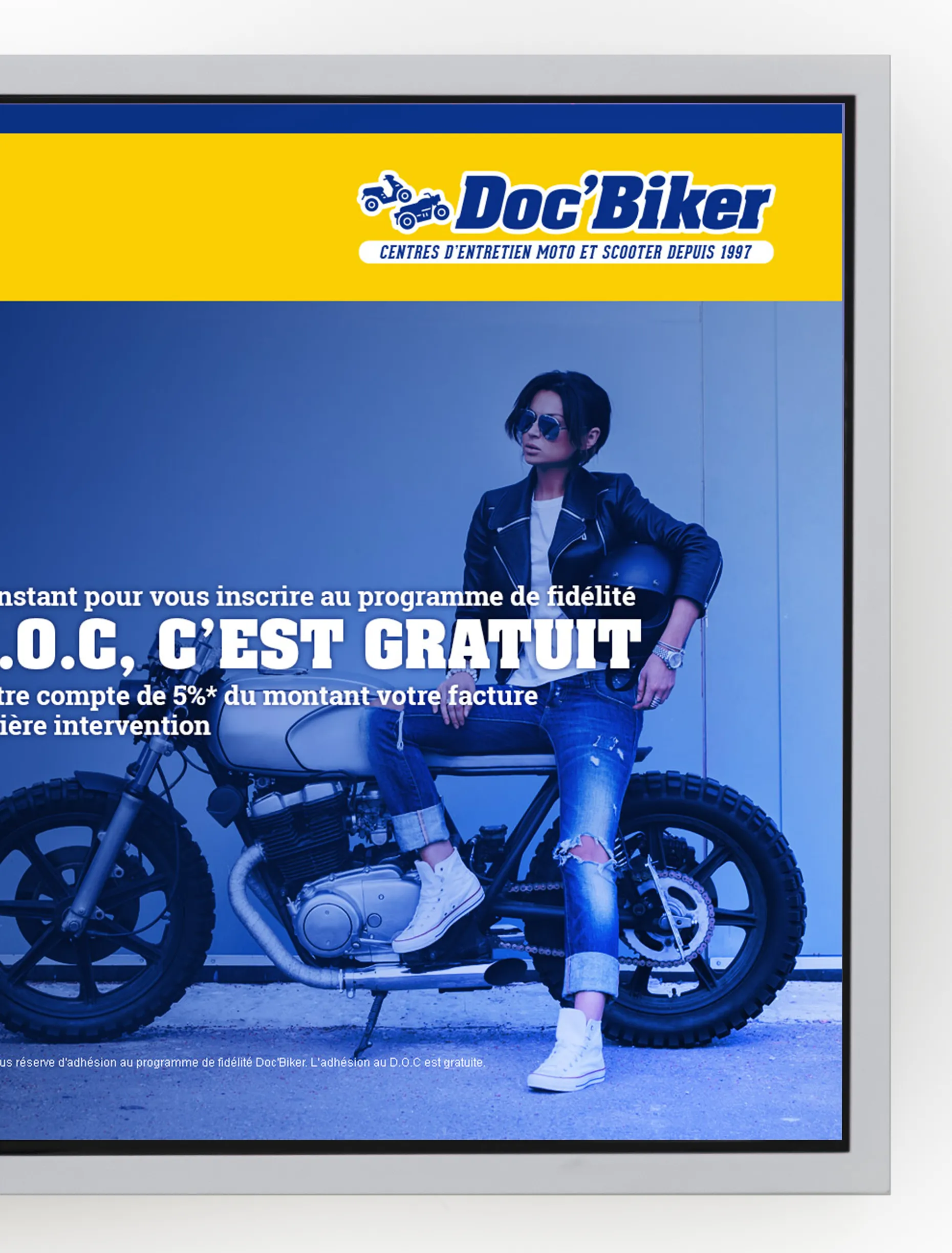 Variante de visuel promotionnel Doc'Biker
